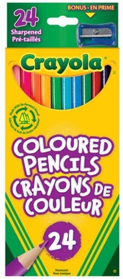 CRAYOLA - 24 CRAYONS DE COULEUR
